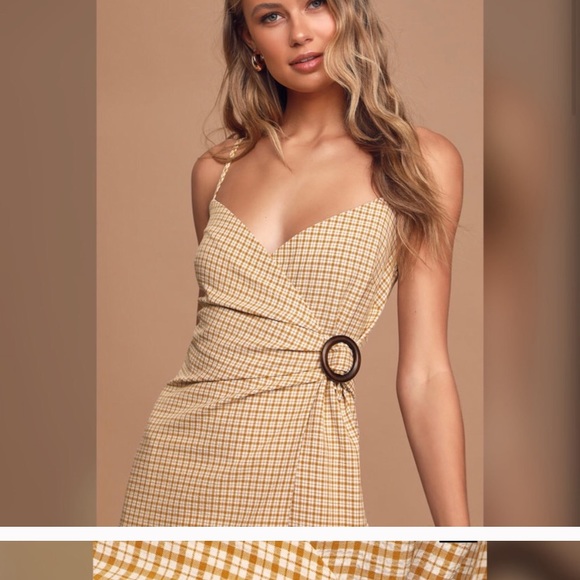 Gingham dress NEW - Picture 2 of 3